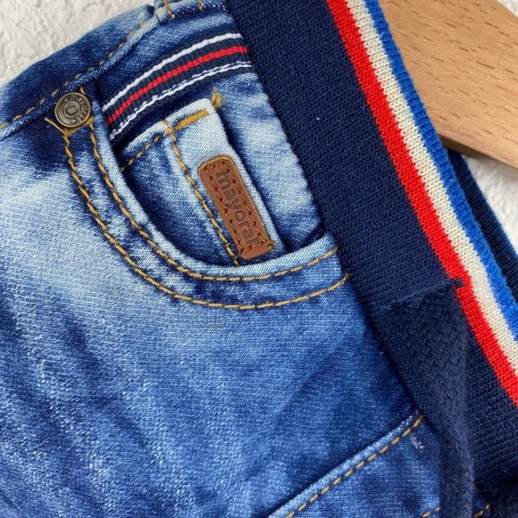 Mayoral Joggers Jeans Blue 6 Months - Picture 4 of 6